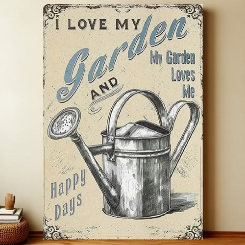 8x12 Farmhouse Metal Sign – Rustic Tin Wall Art with Barn & Animals | Liberty Signs #7261