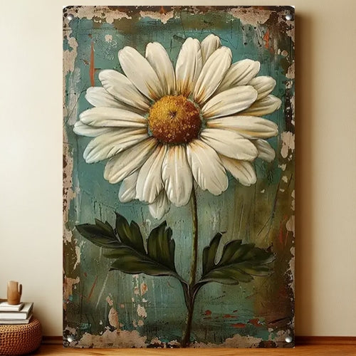 8x12 Farmhouse Metal Sign – Rustic Tin Wall Art with Barn & Animals | Liberty Signs #7266