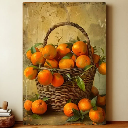 8x12 Farmhouse Metal Sign – Rustic Tin Wall Art with Barn & Animals | Liberty Signs #7269