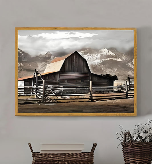 12x18 Serene Lake Framed Wall Art – Calming Landscape Print for Living Room or Hallway | Liberty Signs  #M1005