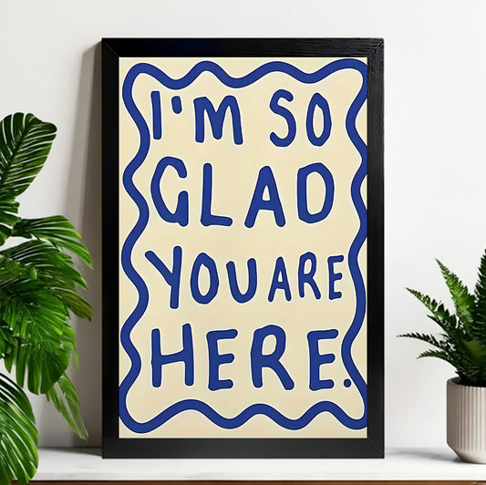 Neutral Abstract Framed Wall Art – Minimalist Line Art for Office or Studio | Liberty Signs#M3200
