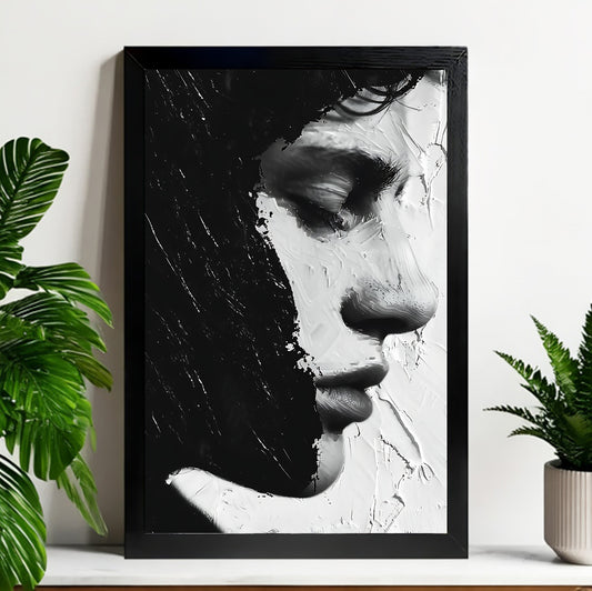 Neutral Abstract Framed Wall Art – Minimalist Line Art for Office or Studio | Liberty Signs#M3228