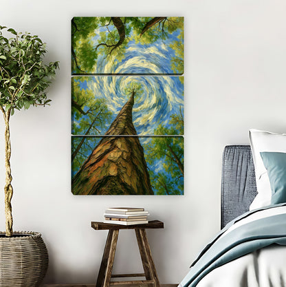 Swirling Forest Van Gogh Inspired Nature Wall Art|Liberty Signs #L857