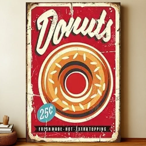 8x12 Kitchen Metal Sign – Coffee & Recipe Tin Wall Decor for Homes | Liberty Signs #8212