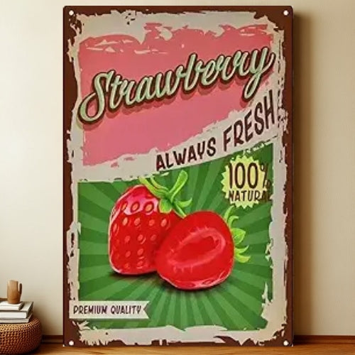 8x12 Kitchen Metal Sign – Coffee & Recipe Tin Wall Decor for Homes | Liberty Signs #8217
