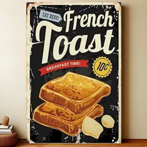 8x12 Kitchen Metal Sign – Coffee & Recipe Tin Wall Decor for Homes | Liberty Signs #8221
