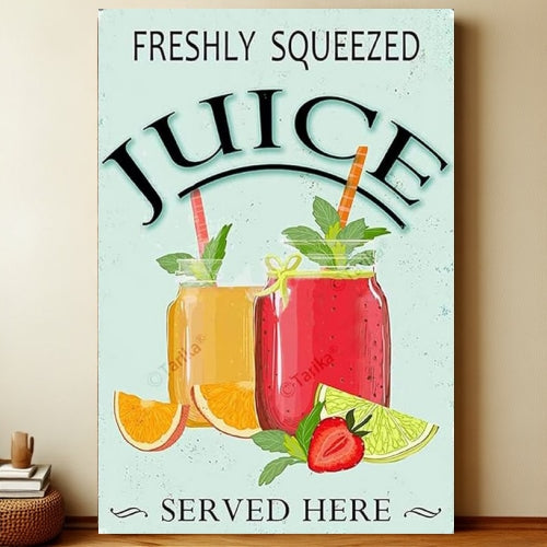 8x12 Kitchen Metal Sign – Coffee & Recipe Tin Wall Decor for Homes | Liberty Signs #8229