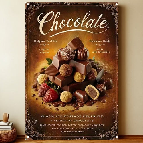 8x12 Kitchen Metal Sign – Coffee & Recipe Tin Wall Decor for Homes | Liberty Signs #8236