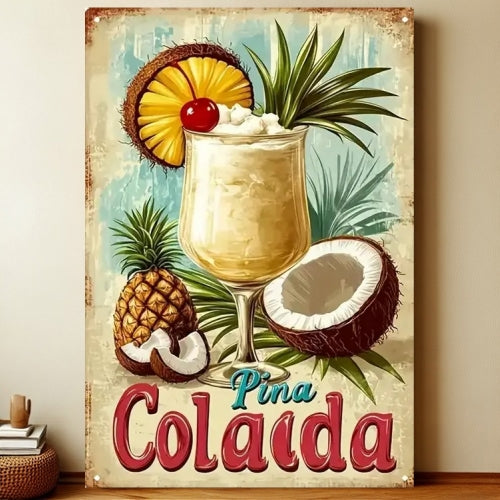 8x12 Kitchen Metal Sign – Coffee & Recipe Tin Wall Decor for Homes | Liberty Signs #8242