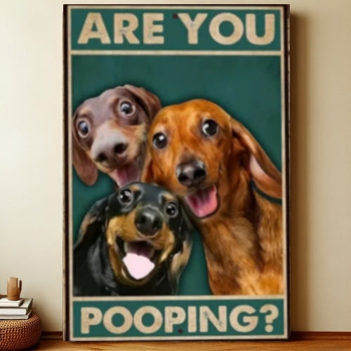 8x12 Funny Dog Metal Sign – Vintage Tin Wall Art for Pet Lovers & Homes | Liberty Signs #1100