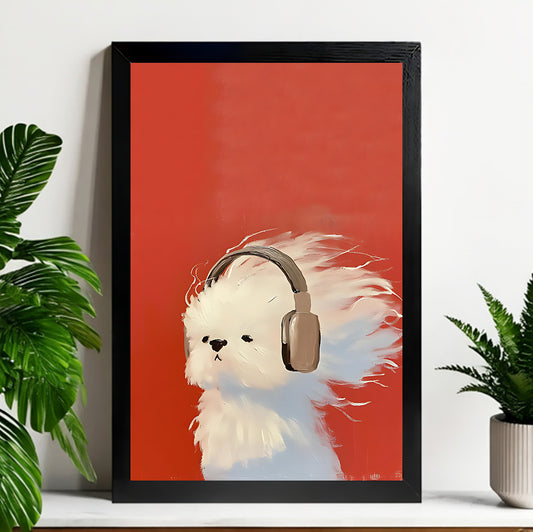 Neutral Abstract Framed Wall Art – Minimalist Line Art for Office or Studio | Liberty Signs#M3316