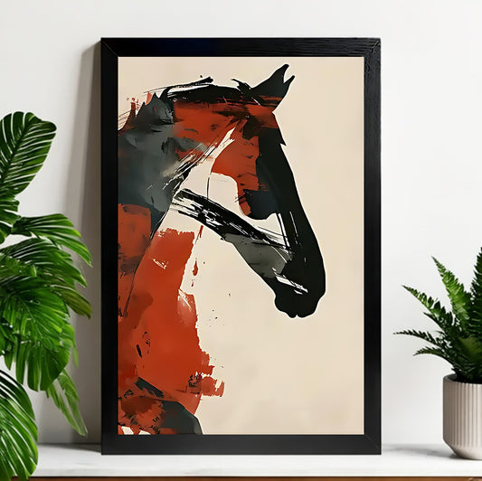 Neutral Abstract Framed Wall Art – Minimalist Line Art for Office or Studio | Liberty Signs#M3282