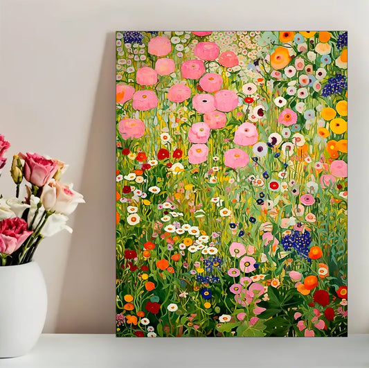 12x16 Pink Peony Floral Canvas Art – Elegant Botanical Print for Bedroom & Entryway | Liberty Signs#F2032