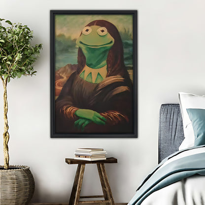 Mona Lisa Kermit Parody Art Print  |Liberty Signs #L367