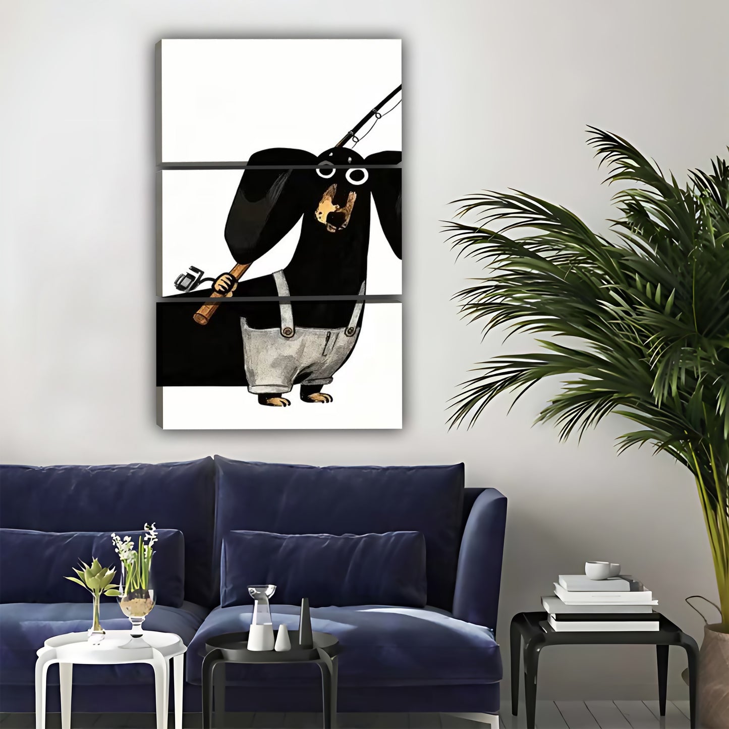 Beagle Coffee Lover Wall Art - Funny Dog Canvas Print|Liberty Signs #L334