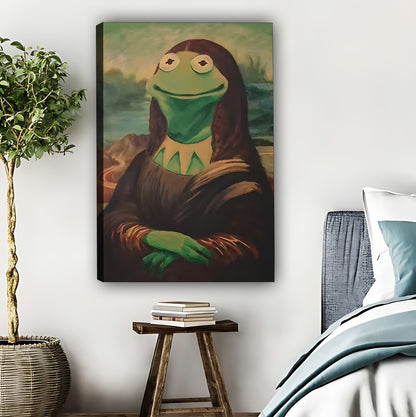 Mona Lisa Kermit Parody Art Print  |Liberty Signs #L367