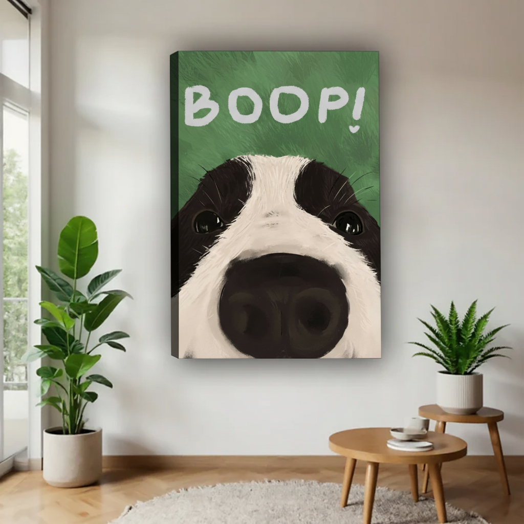 狗狗画布场景图