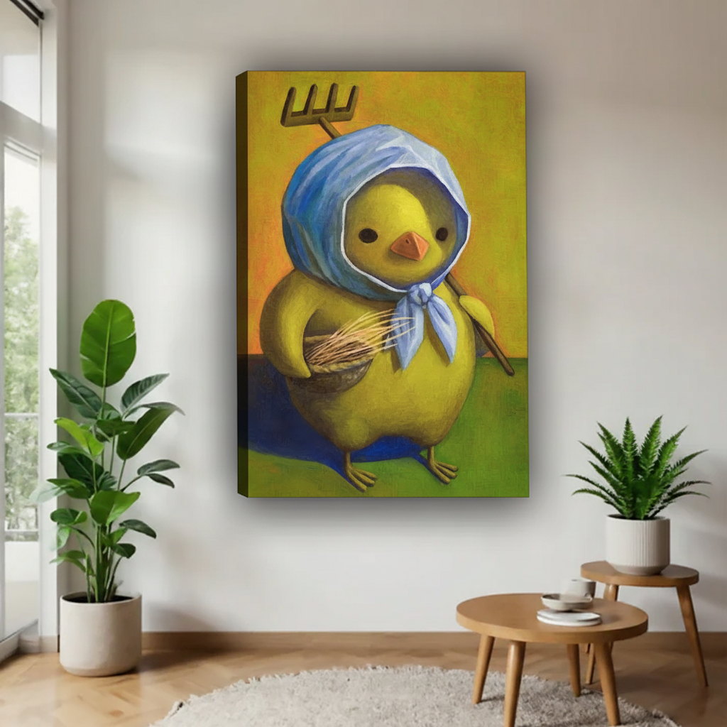 小鸡画布场景图