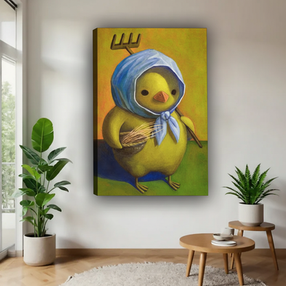 小鸡画布场景图