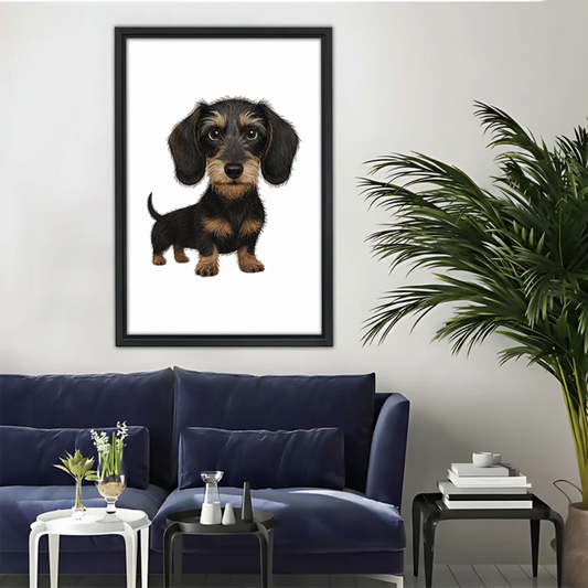 腊肠犬装饰画场景