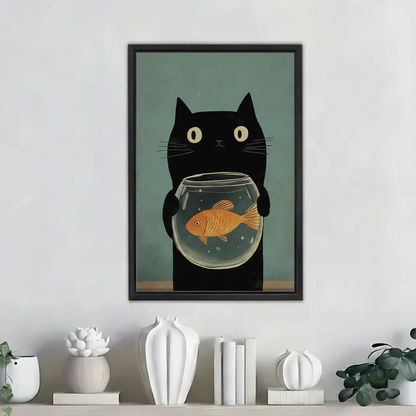 替换后的墙面装饰画