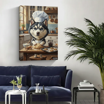 替换后的客厅装饰画