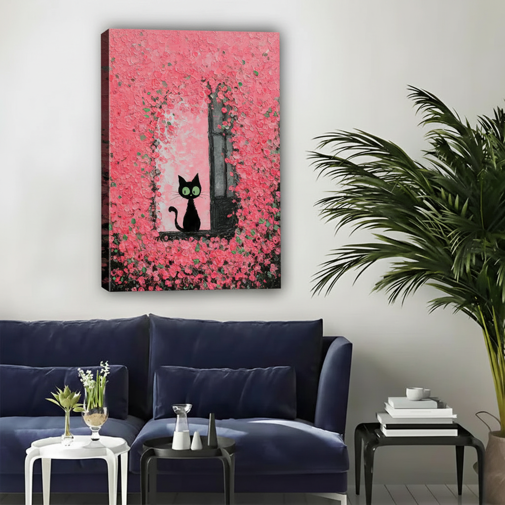 樱花猫客厅