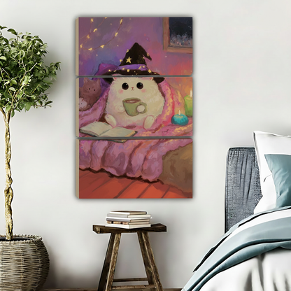 巫师猫咪-三联画