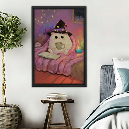 巫师猫咪-木框画