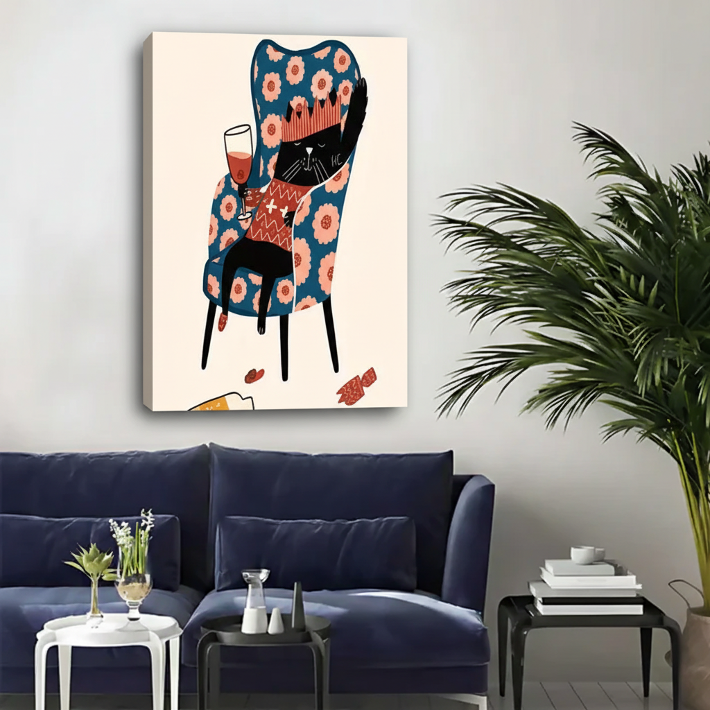 黑猫艺术画室内效果图