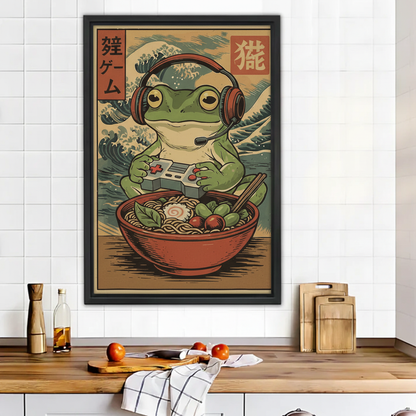 游戏青蛙木框场景图