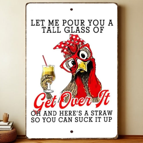 8x12 Funny Quote Metal Sign – Hilarious Tin Wall Art for Office & Garage | Liberty Signs #9244