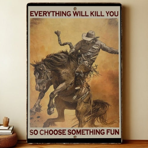 8x12 Funny Quote Metal Sign – Hilarious Tin Wall Art for Office & Garage | Liberty Signs #9278