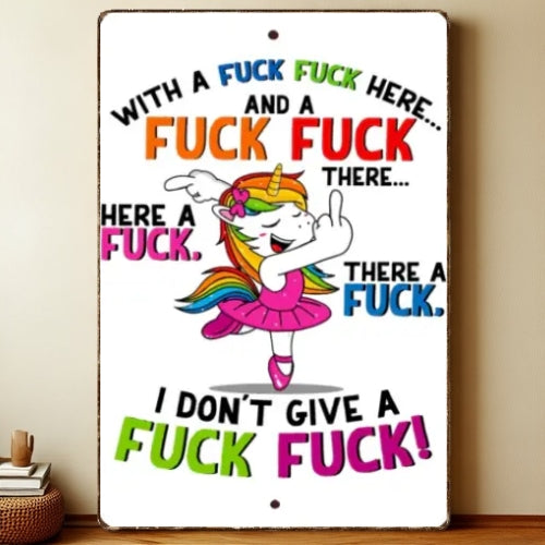 8x12 Funny Quote Metal Sign – Hilarious Tin Wall Art for Office & Garage | Liberty Signs #9287