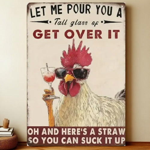 8x12 Funny Quote Metal Sign – Hilarious Tin Wall Art for Office & Garage | Liberty Signs #9340