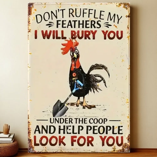 8x12 Funny Quote Metal Sign – Hilarious Tin Wall Art for Office & Garage | Liberty Signs #9360