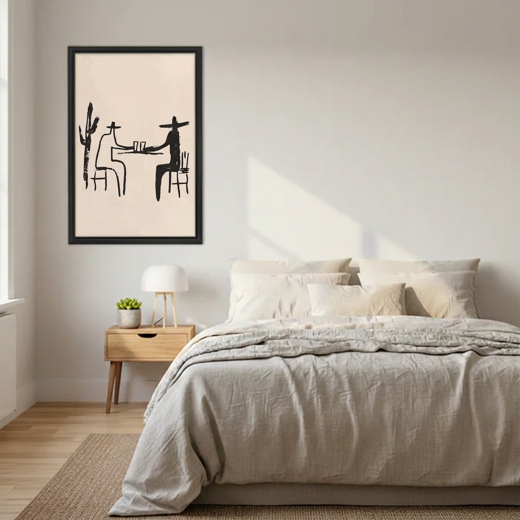 Cowboy Toast Canvas Wall Art L6252