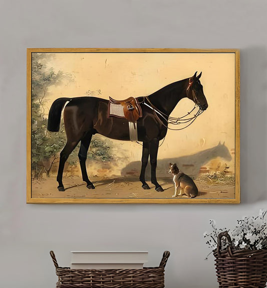 12x18 Framed Wall Art - Animal Theme Decor, Suitable for Bedroom, Living Room or Entrance | Liberty Signs  #M7001