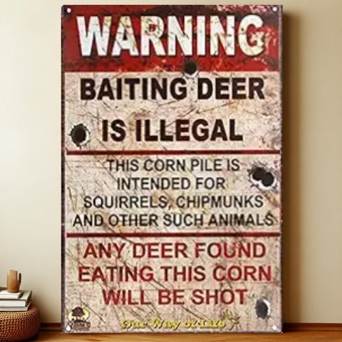 8x12 Warning Metal Sign – People Beyond This Point Metal Teneke Levha Duvar Dekoru | Liberty Signs #A216