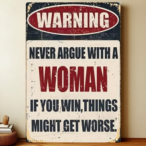 8x12 Warning Metal Sign – People Beyond This Point Metal Teneke Levha Duvar Dekoru | Liberty Signs #A221