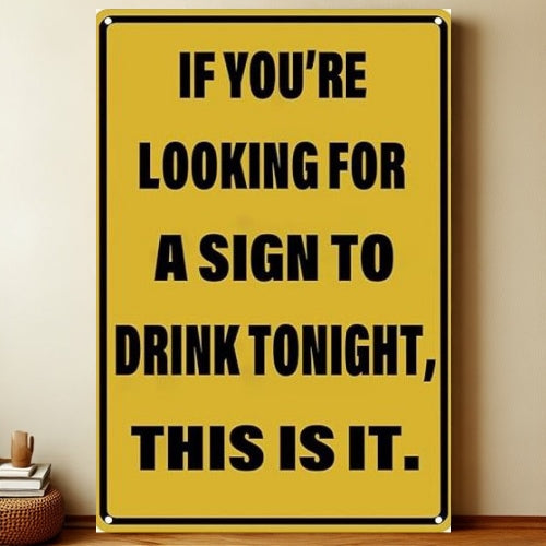8x12 Warning Metal Sign – People Beyond This Point Metal Teneke Levha Duvar Dekoru | Liberty Signs #A260