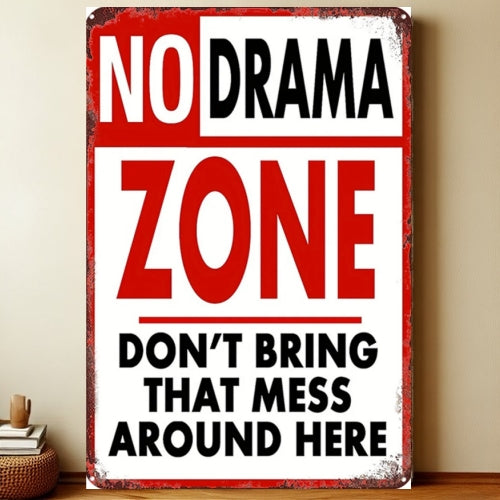 8x12 Warning Metal Sign – People Beyond This Point Metal Teneke Levha Duvar Dekoru | Liberty Signs #A271