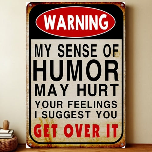 8x12 Warning Metal Sign – People Beyond This Point Metal Teneke Levha Duvar Dekoru | Liberty Signs #A273