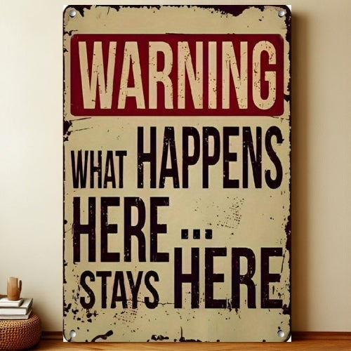 8x12 Warning Metal Sign – People Beyond This Point Metal Teneke Levha Duvar Dekoru | Liberty Signs #A275