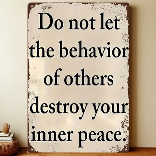 8x12 Warning Metal Sign – People Beyond This Point Metal Teneke Levha Duvar Dekoru | Liberty Signs #A285