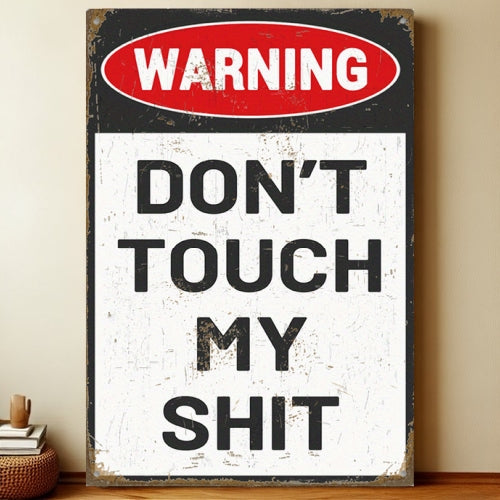 8x12 Warning Metal Sign – People Beyond This Point Metal Teneke Levha Duvar Dekoru | Liberty Signs #A293
