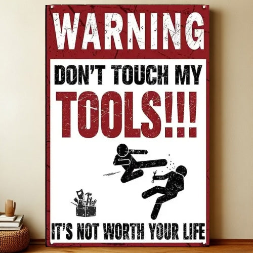 8x12 Warning Metal Sign – People Beyond This Point Metal Teneke Levha Duvar Dekoru | Liberty Signs #A327