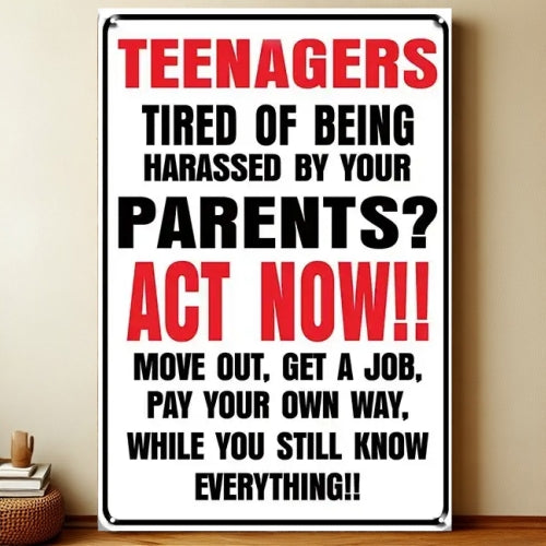 8x12 Warning Metal Sign – People Beyond This Point Metal Teneke Levha Duvar Dekoru | Liberty Signs #A331