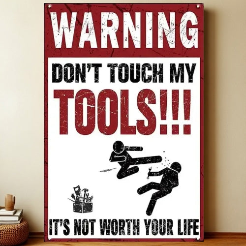 8x12 Warning Metal Sign – People Beyond This Point Metal Teneke Levha Duvar Dekoru | Liberty Signs #A377