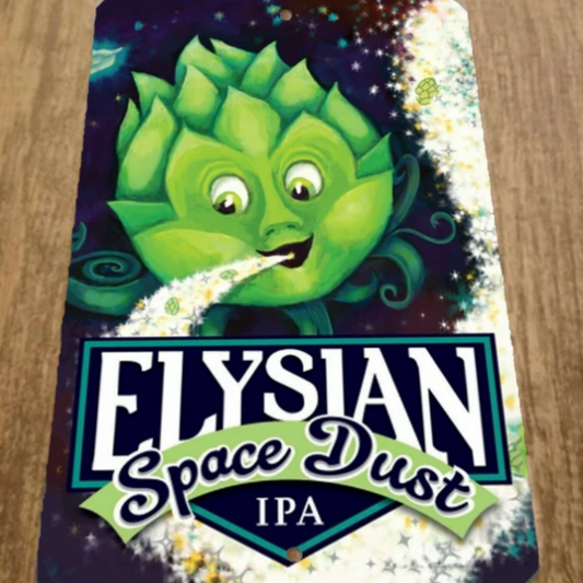 8x12 Inch Elysian Space Dust IPA Beer Metal Wall Alcohol Bar Sign Funny Metal Posters Decoration For Pubs